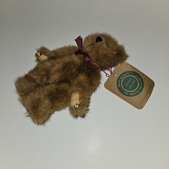 Boyds Bear Archive Collection Plush Small 6" Brown Teddy Jointed #1364 - Picture 3 of 6